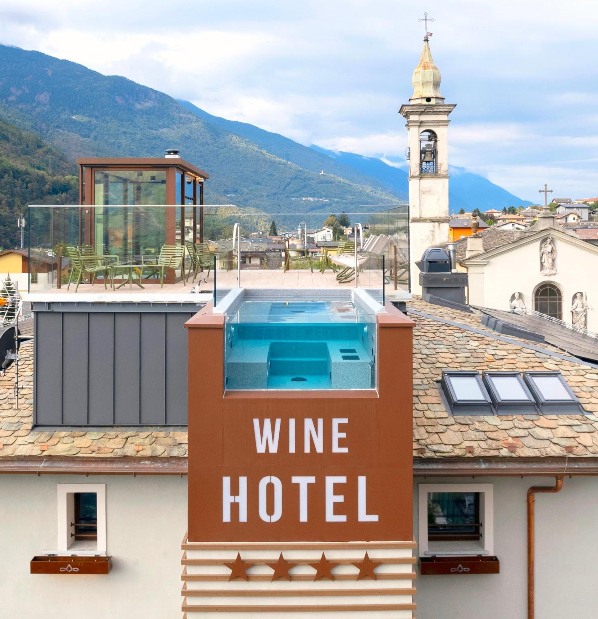 Wine Hotel San Carlo - Relais & Spa - Boutique Hotel Chiuro エクステリア 写真