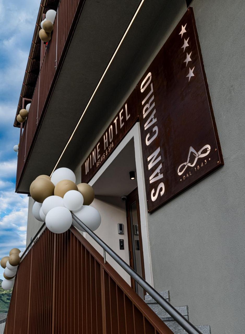 Wine Hotel San Carlo - Relais & Spa - Boutique Hotel Chiuro エクステリア 写真